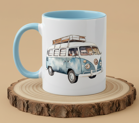 Keramiktasse Caravan Camping Bus