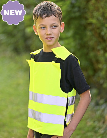 Kinder Warnponcho mit Anti-Strangulations-System