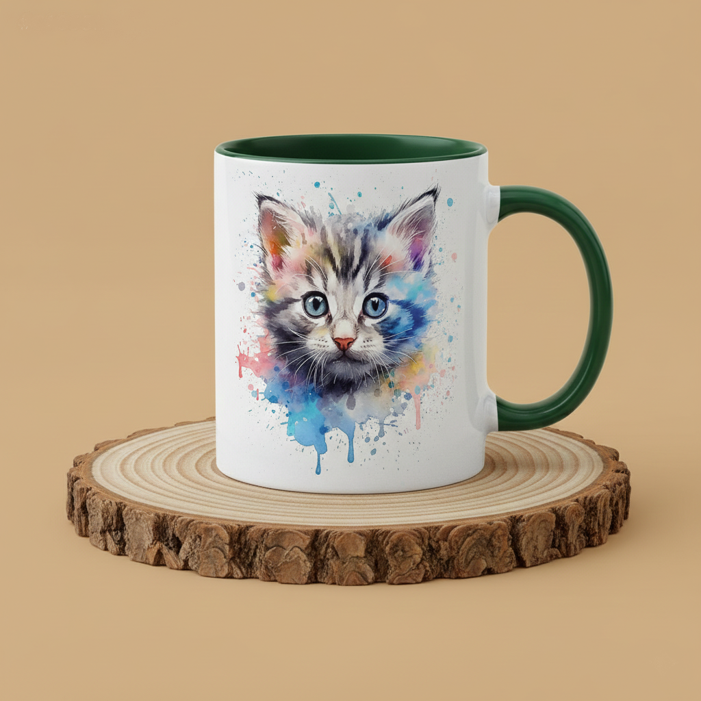 Keramiktasse Katzen Kitten