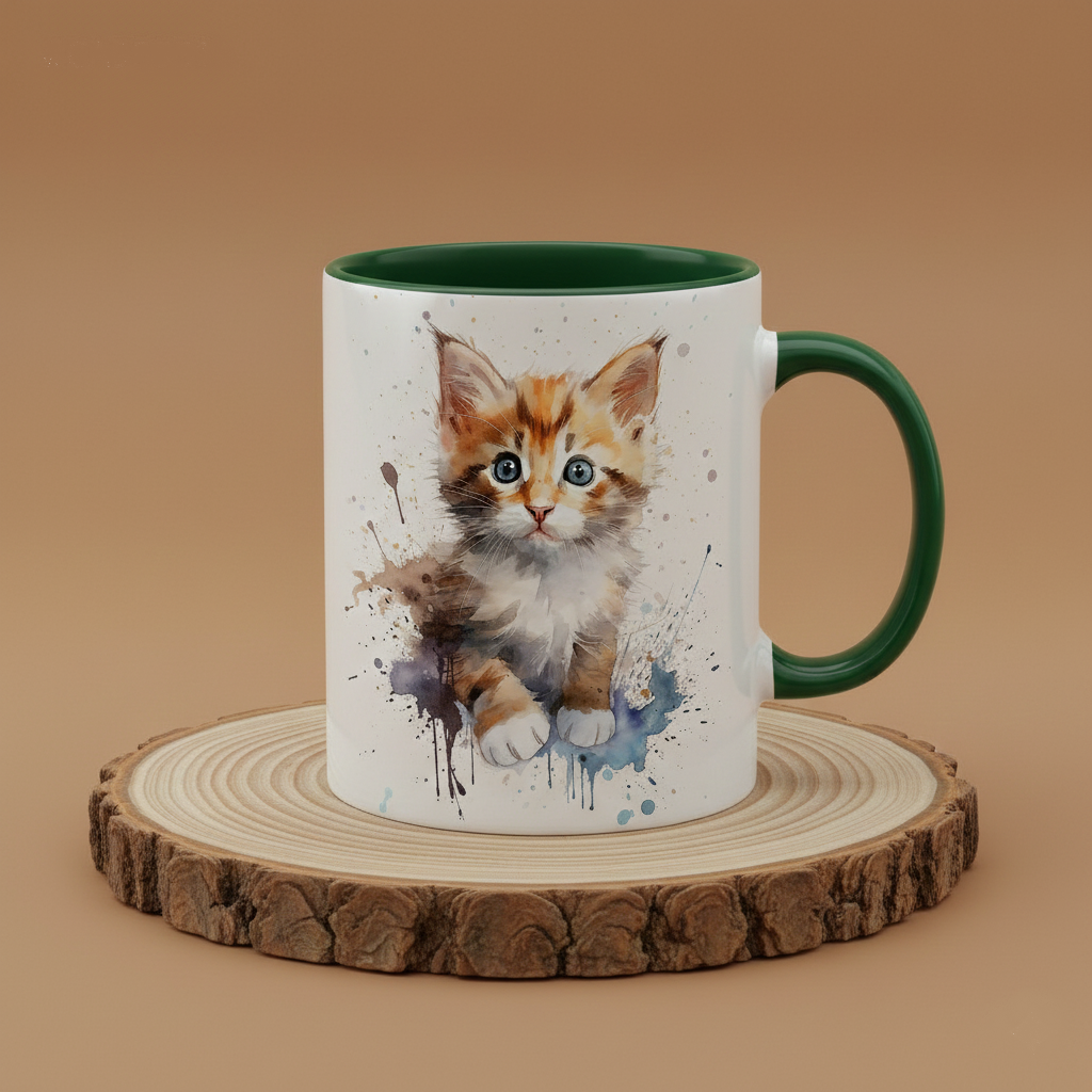 Keramiktasse Katzen Kitten