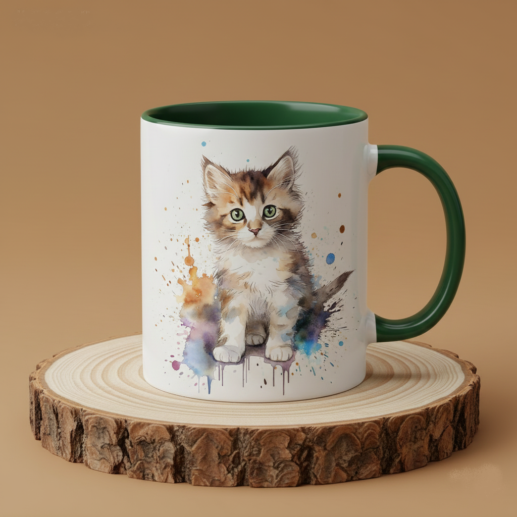 Keramiktasse Katzen Kitten