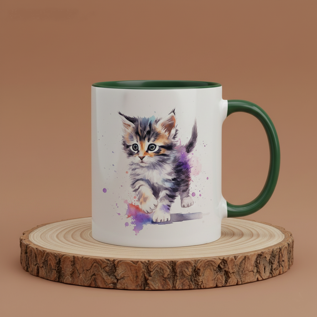 Keramiktasse Katzen Kitten