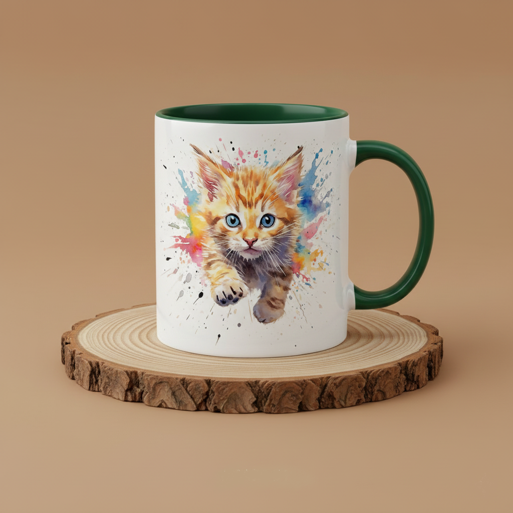 Keramiktasse Katzen Kitten
