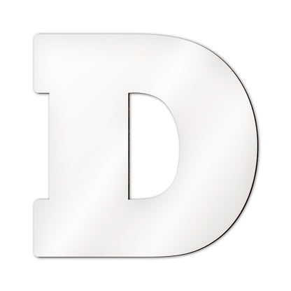 MDF Buchstabe D bedruckbar Deko