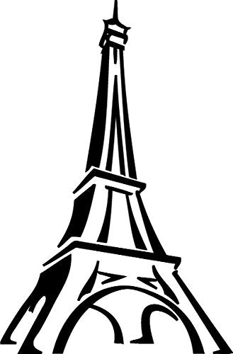 Aufkleber Vinylfolie Eifelturm Paris Reisen Dekor