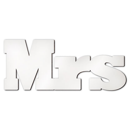 MDF Frame Mrs bedruckbar Deko