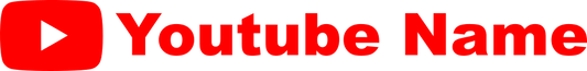 Aufkleber Youtube Dein Name