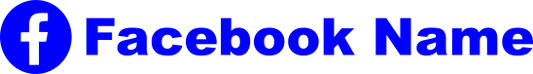 Aufkleber Facebook Dein Name