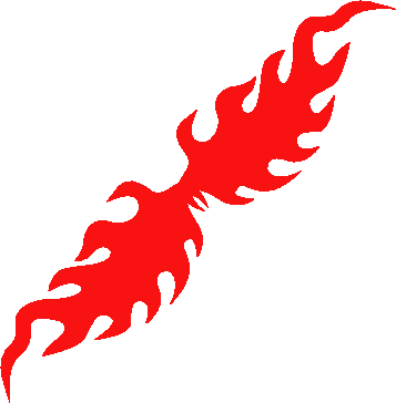 Aufkleber Tribal Flammen