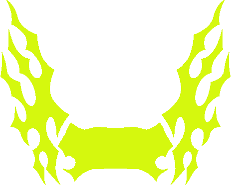 Aufkleber Tribal Flammen