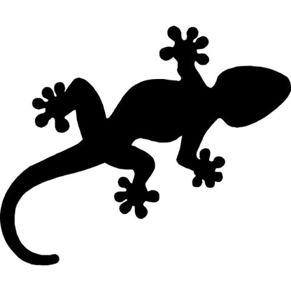 Aufkleber Vinylfolie Gecko Tier Deko