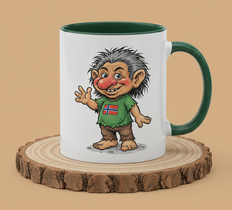 Keramiktasse Trolle