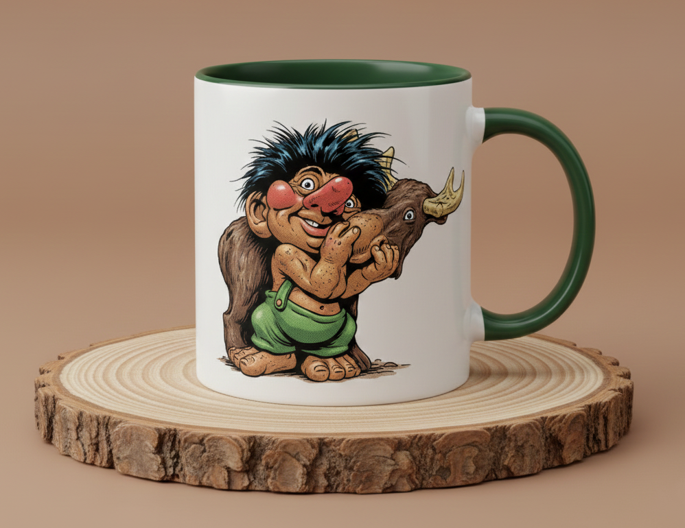 Keramiktasse Trolle