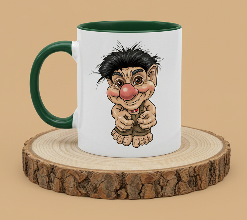 Keramiktasse Trolle