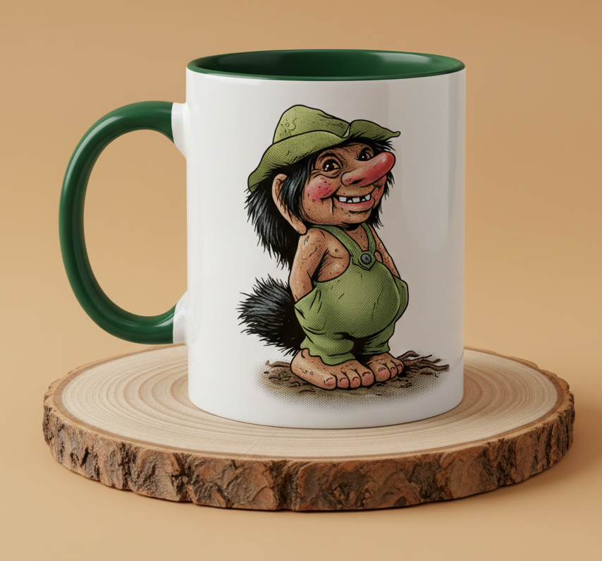 Keramiktasse Trolle