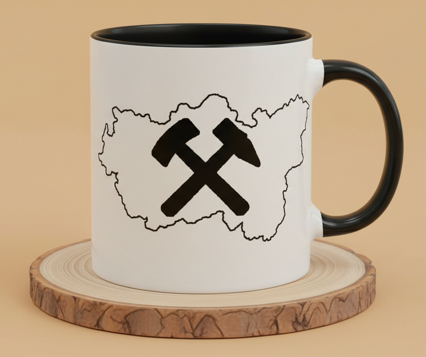 Keramiktasse Motiv Glück Auf Zeche Ruhrpott