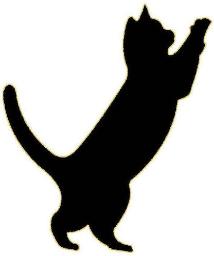 Aufkleber Vinylfolie Katze Deko Auto
