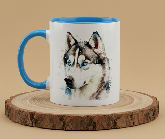 Keramiktasse Siberian Husky