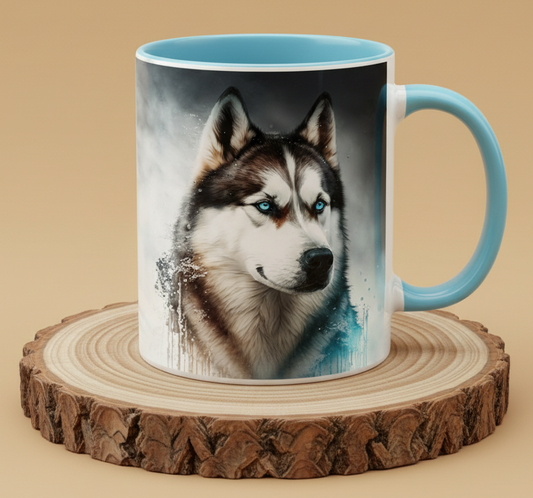 Keramiktasse Siberian Husky