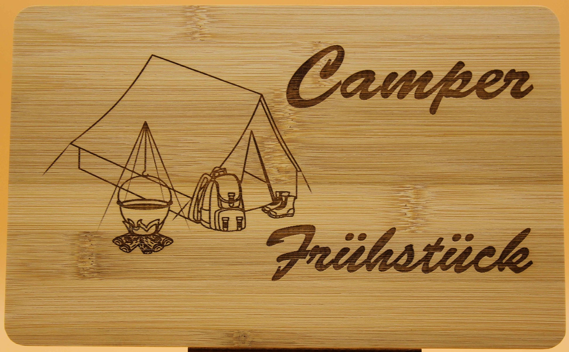 Frühstücksbrett  Camping Zelt