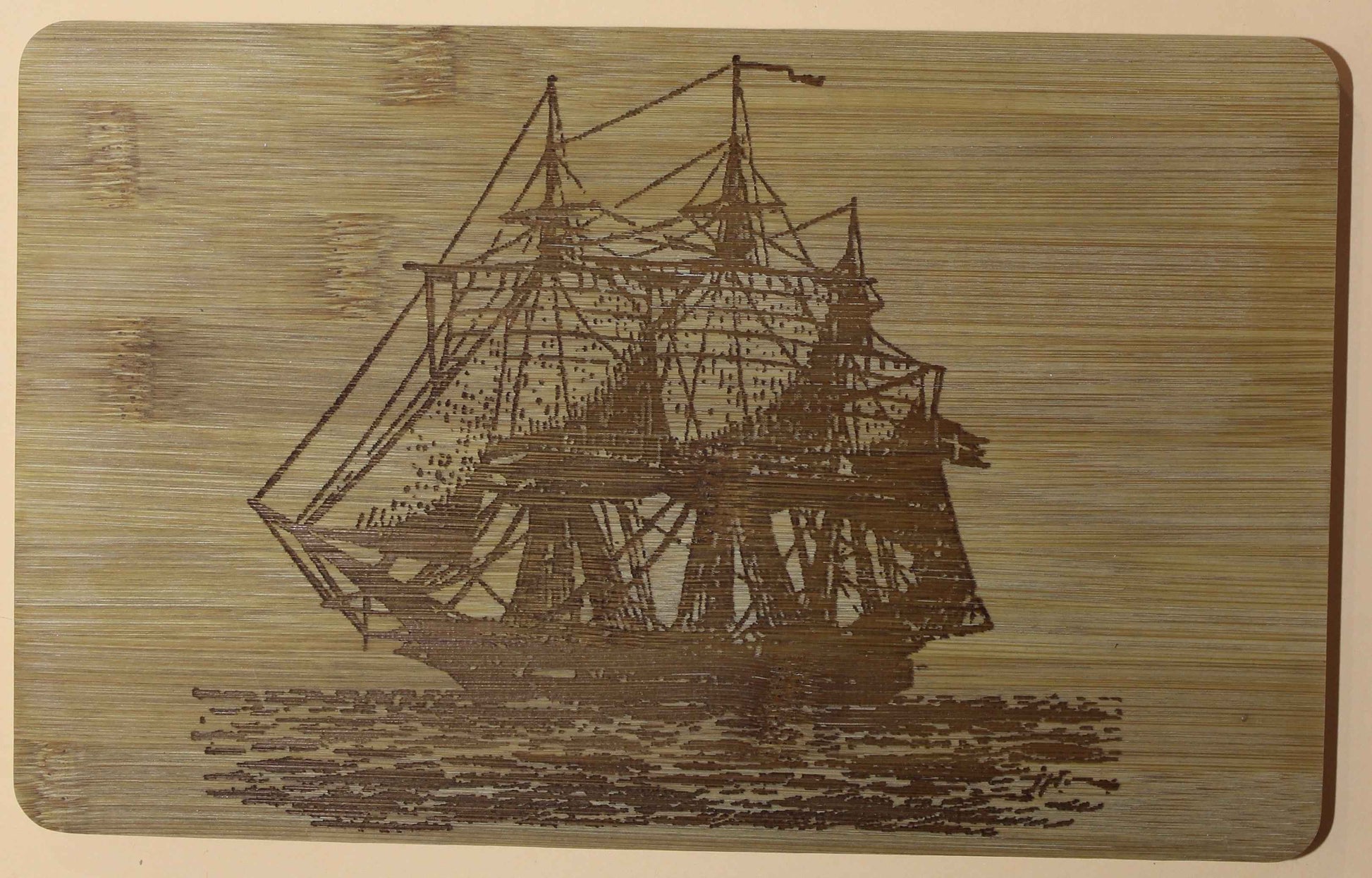 Frühstücksbrettchen Segelschiff Windjammer