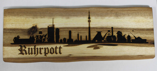 Schneidebrett  Motiv Ruhrpott Panorama