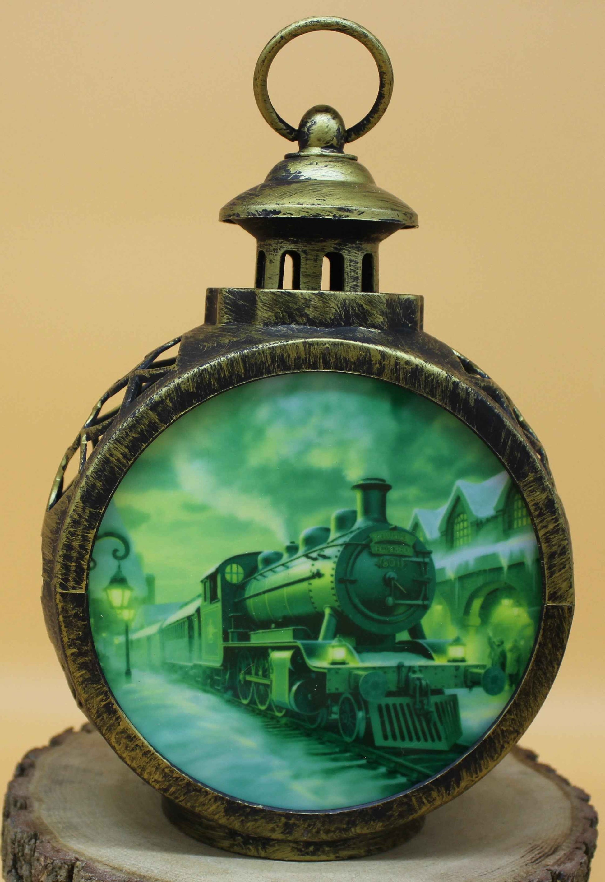 Laterne Farbe Vintage Harry Potter Optik large mit LED