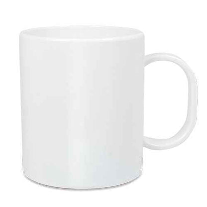 Kunststofftasse Kunststoffbecher 11oz weiß