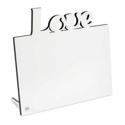 MDF Emo Frame Love mit Metallstift Aufsteller