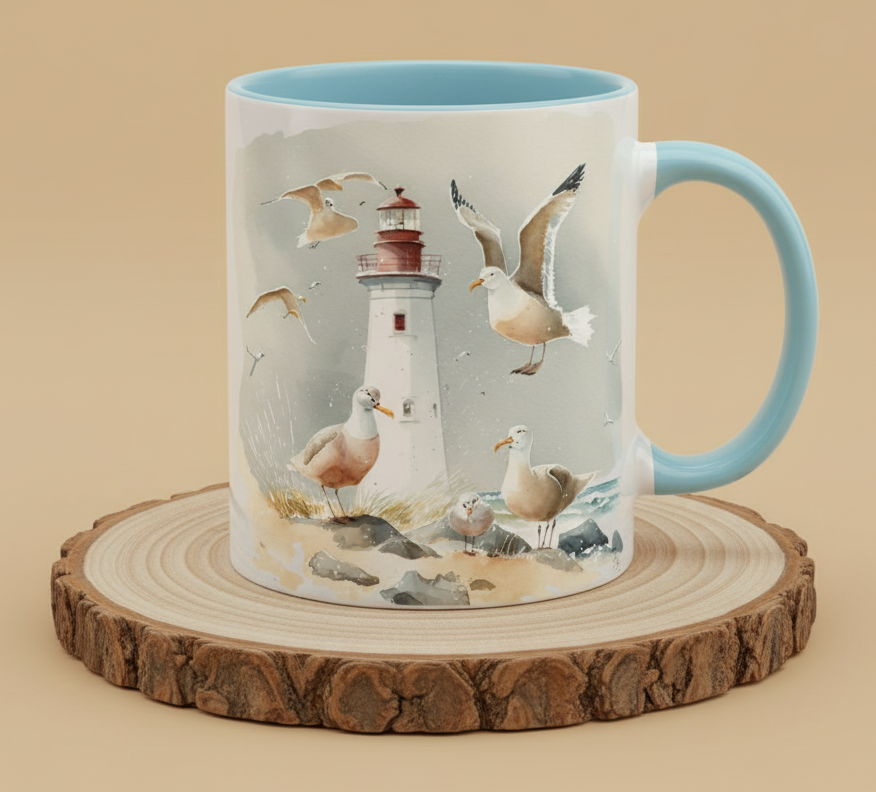 Keramiktasse Maritimes Flair