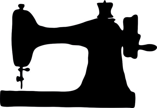 sewing machine sticker