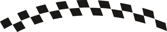 Aufkleber Rennflagge