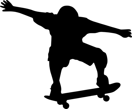 Aufkleber Skateboard