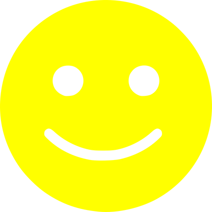 Aufkleber Smiley lächeln