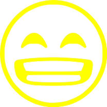 Aufkleber Smiley