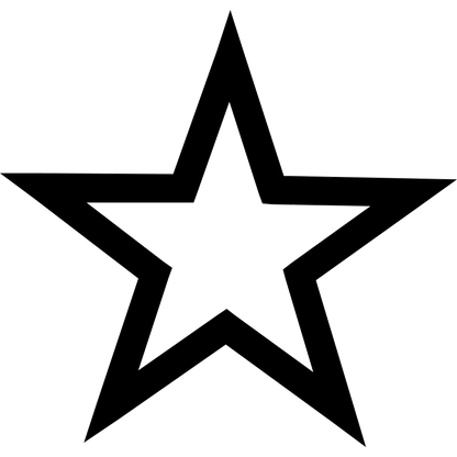Aufkleber Vinylfolie Stern