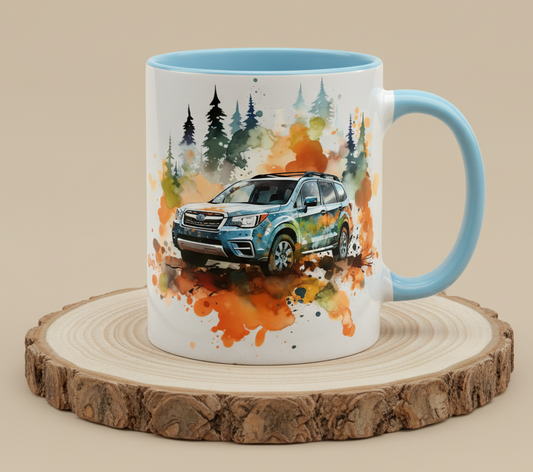 Keramiktasse Subaru Forester