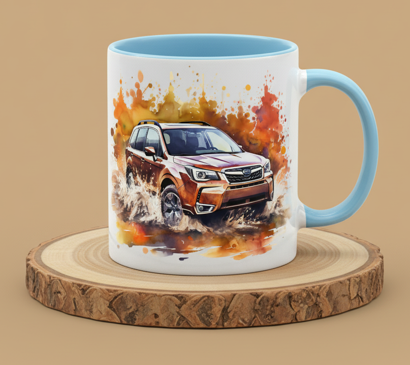 Keramiktasse Subaru Forester