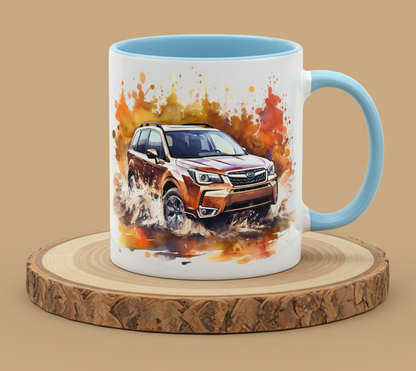 Keramiktasse Subaru Forester Auto