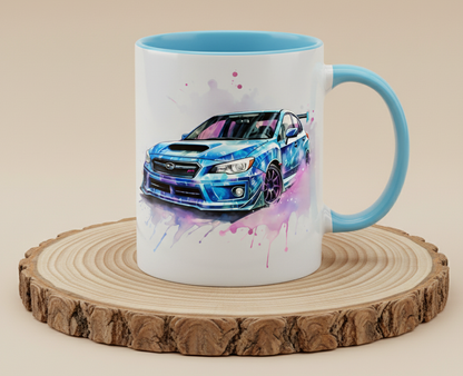 Keramiktasse Subaru Impreza WRX STI Rally Auto