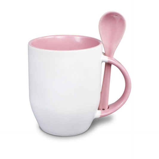 Keramiktasse mit Löffe