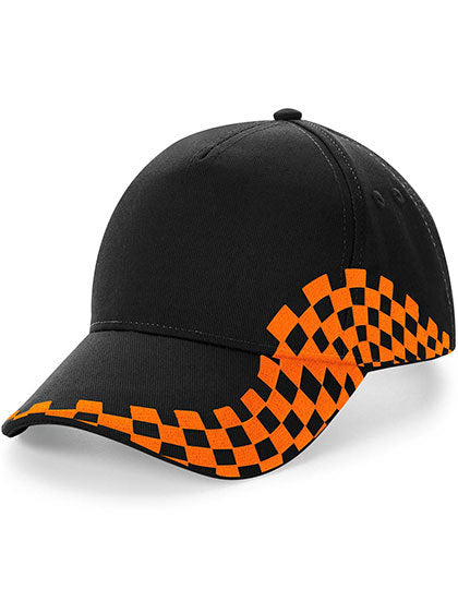 Grand Prix Cap black orange