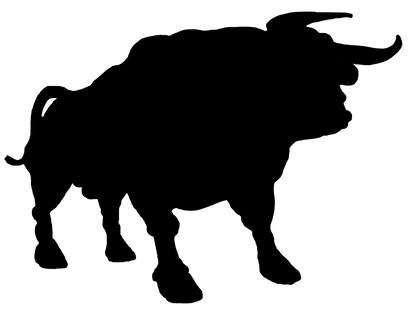 Aufkleber Vinylfolie Stier Deko Auto